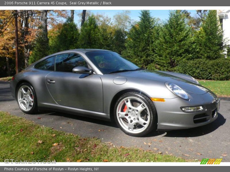 Seal Grey Metallic / Black 2006 Porsche 911 Carrera 4S Coupe