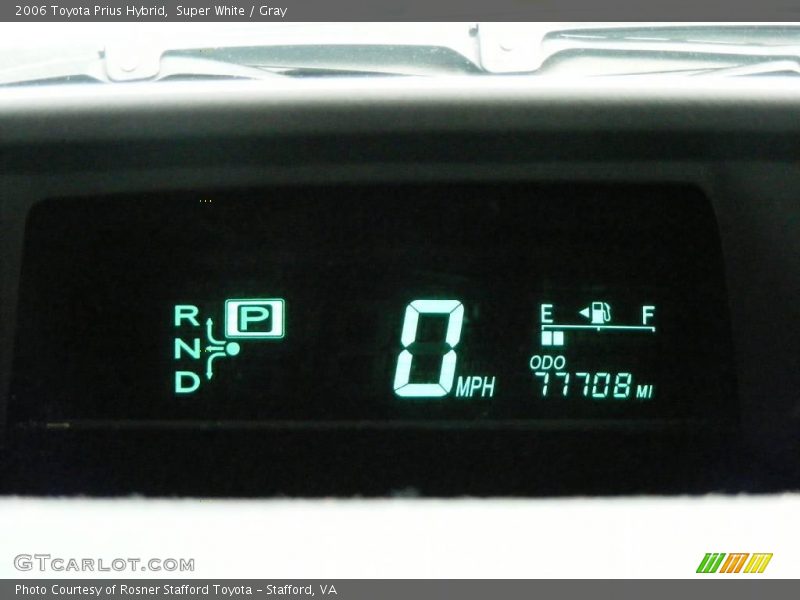 Super White / Gray 2006 Toyota Prius Hybrid