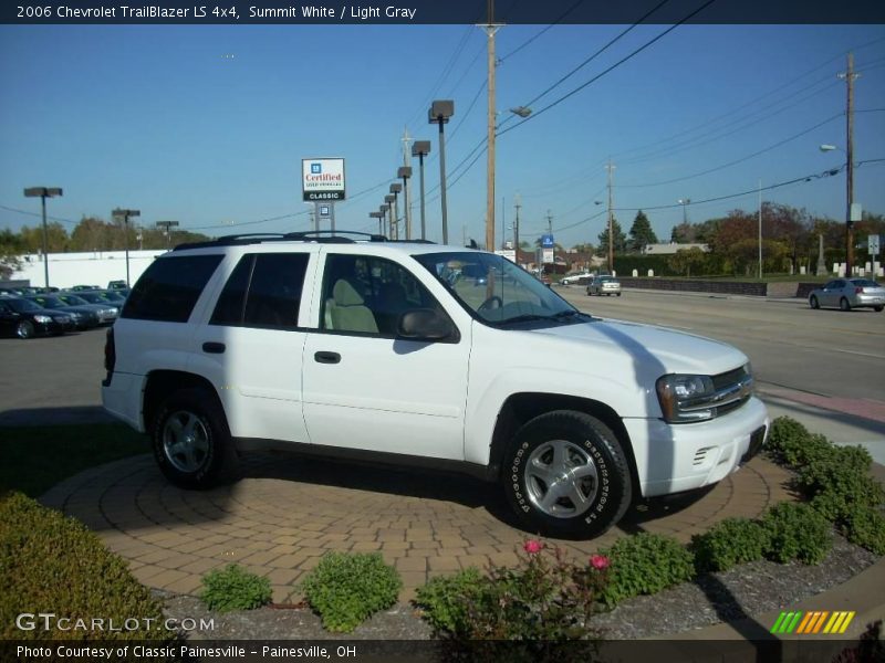 Summit White / Light Gray 2006 Chevrolet TrailBlazer LS 4x4