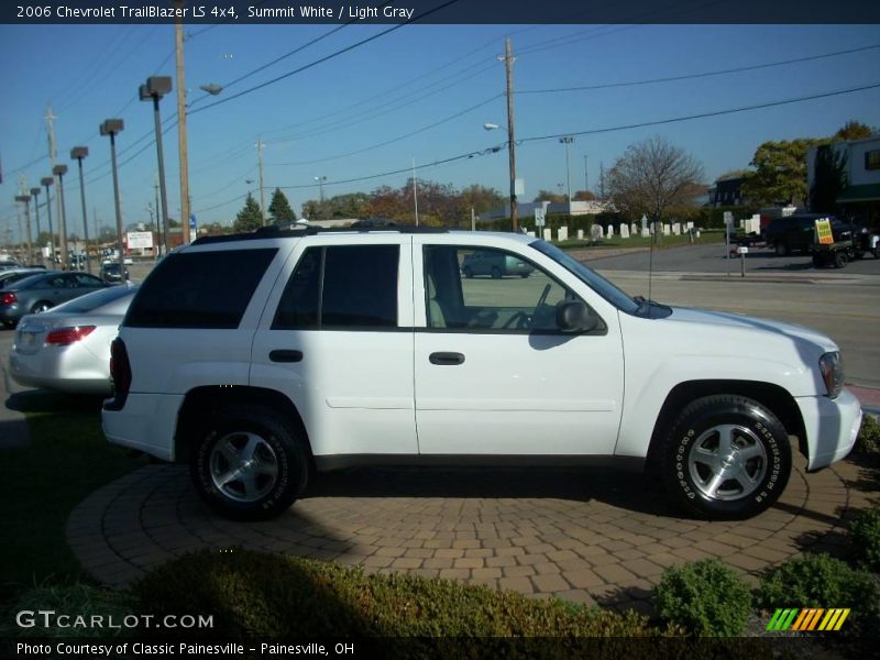 Summit White / Light Gray 2006 Chevrolet TrailBlazer LS 4x4