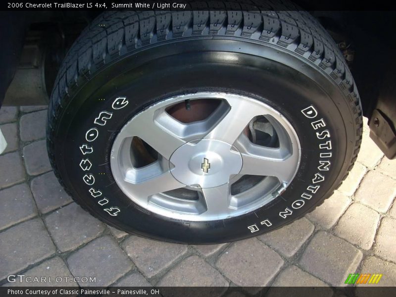 Summit White / Light Gray 2006 Chevrolet TrailBlazer LS 4x4