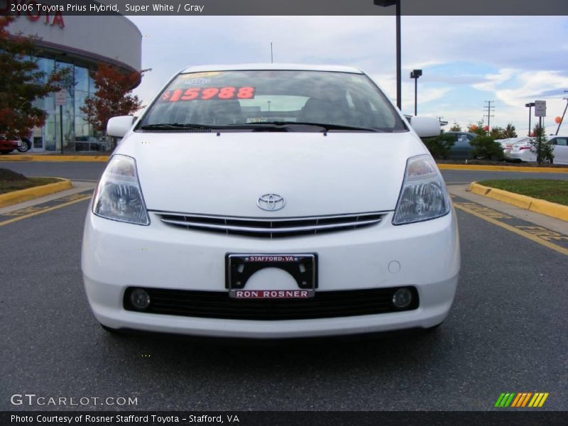 Super White / Gray 2006 Toyota Prius Hybrid