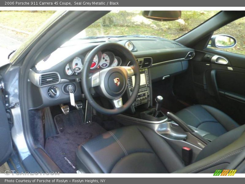 Seal Grey Metallic / Black 2006 Porsche 911 Carrera 4S Coupe