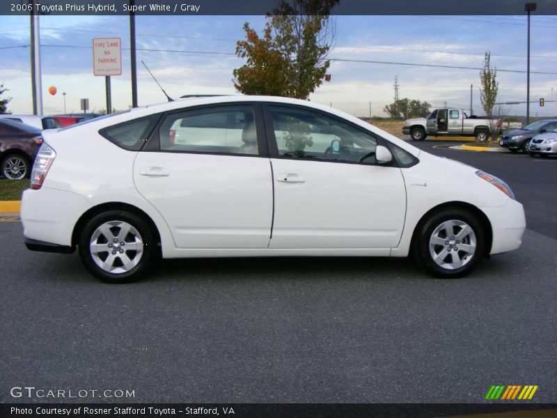 Super White / Gray 2006 Toyota Prius Hybrid