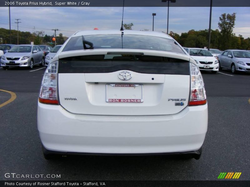 Super White / Gray 2006 Toyota Prius Hybrid