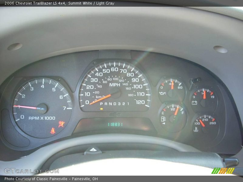 Summit White / Light Gray 2006 Chevrolet TrailBlazer LS 4x4