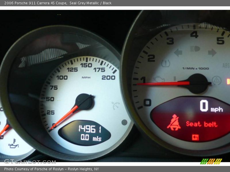 Seal Grey Metallic / Black 2006 Porsche 911 Carrera 4S Coupe