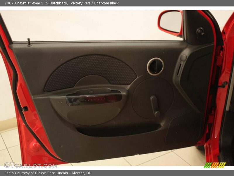 Victory Red / Charcoal Black 2007 Chevrolet Aveo 5 LS Hatchback