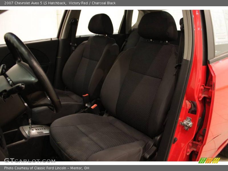 Victory Red / Charcoal Black 2007 Chevrolet Aveo 5 LS Hatchback