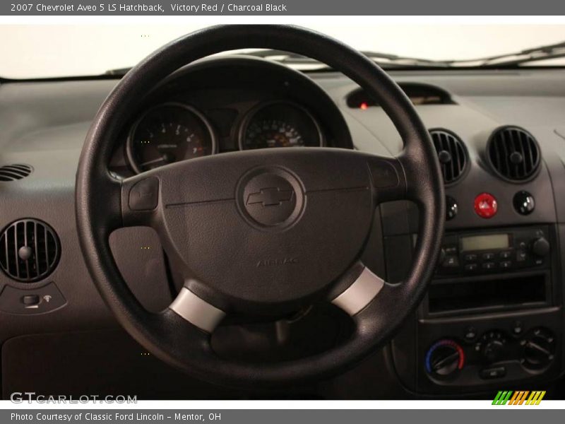 Victory Red / Charcoal Black 2007 Chevrolet Aveo 5 LS Hatchback