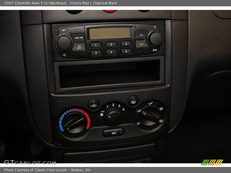 Victory Red / Charcoal Black 2007 Chevrolet Aveo 5 LS Hatchback