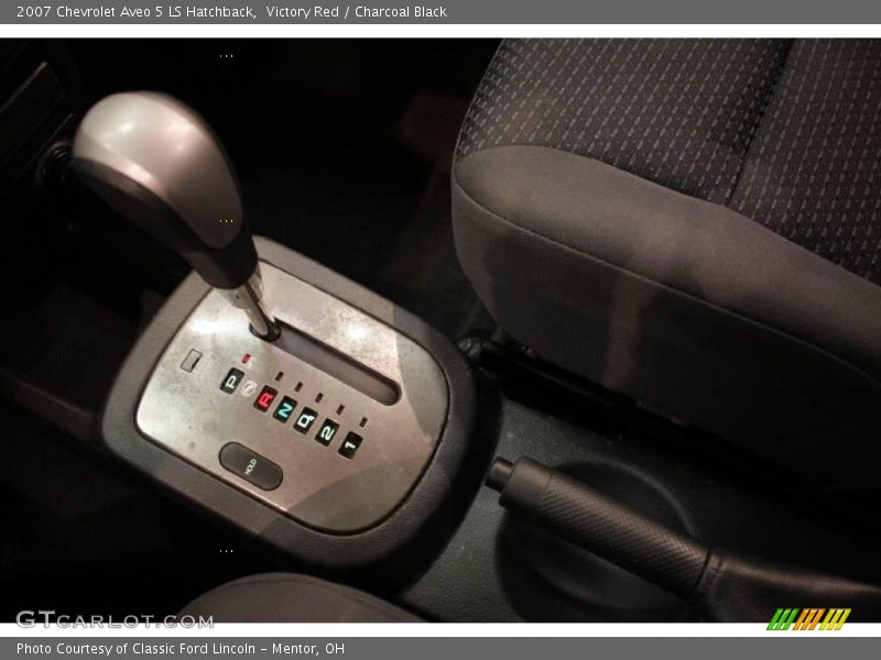 Victory Red / Charcoal Black 2007 Chevrolet Aveo 5 LS Hatchback