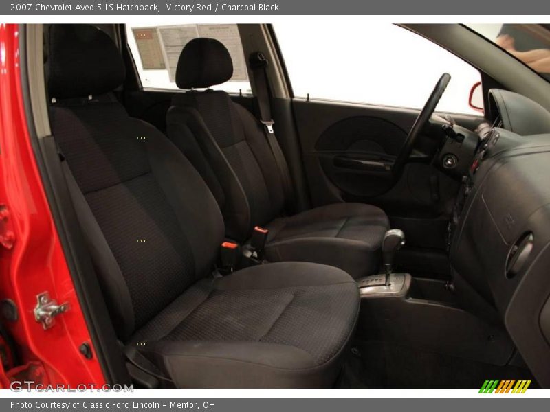 Victory Red / Charcoal Black 2007 Chevrolet Aveo 5 LS Hatchback