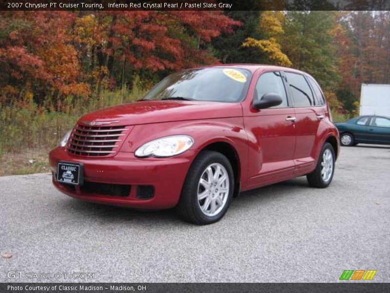 Inferno Red Crystal Pearl / Pastel Slate Gray 2007 Chrysler PT Cruiser Touring