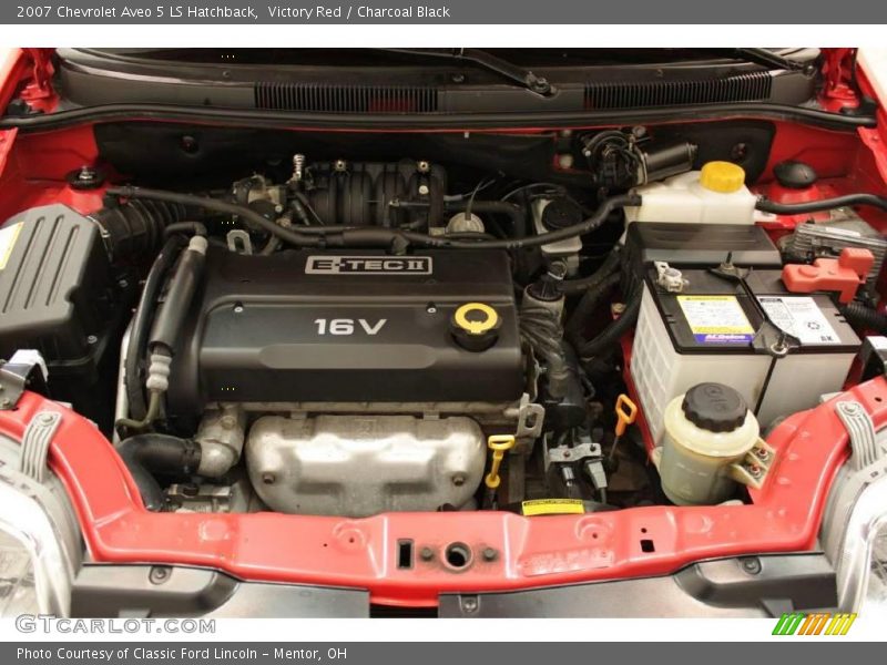 Victory Red / Charcoal Black 2007 Chevrolet Aveo 5 LS Hatchback