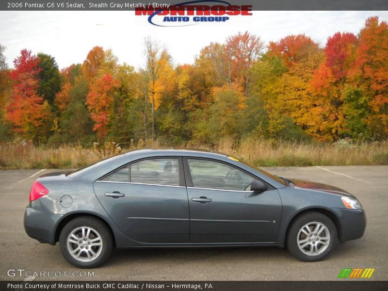 Stealth Gray Metallic / Ebony 2006 Pontiac G6 V6 Sedan