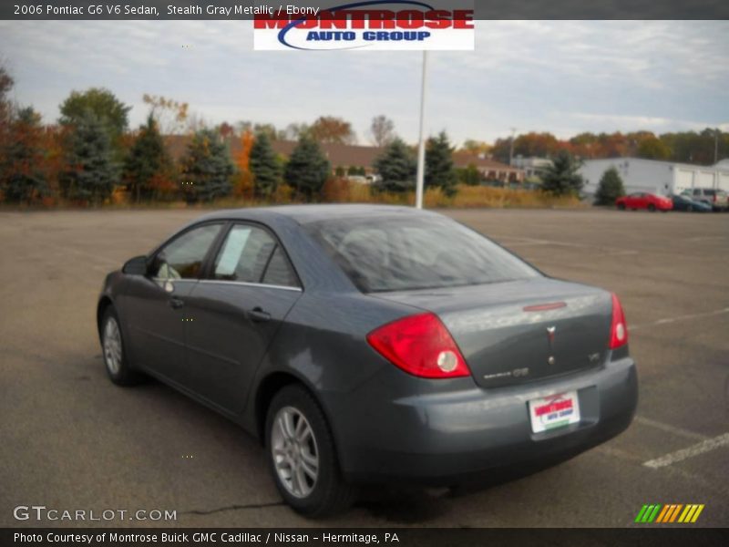 Stealth Gray Metallic / Ebony 2006 Pontiac G6 V6 Sedan