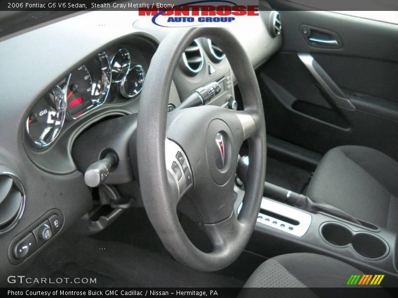 Stealth Gray Metallic / Ebony 2006 Pontiac G6 V6 Sedan