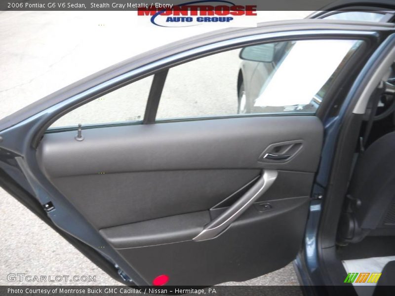 Stealth Gray Metallic / Ebony 2006 Pontiac G6 V6 Sedan