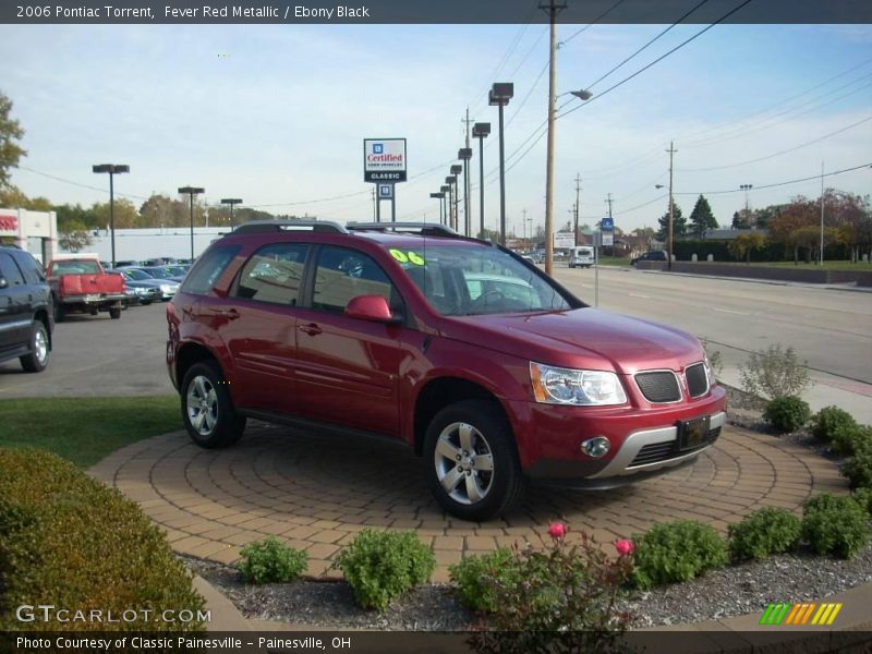 Fever Red Metallic / Ebony Black 2006 Pontiac Torrent