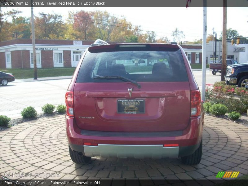 Fever Red Metallic / Ebony Black 2006 Pontiac Torrent