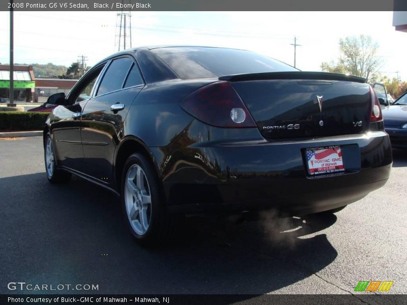 Black / Ebony Black 2008 Pontiac G6 V6 Sedan