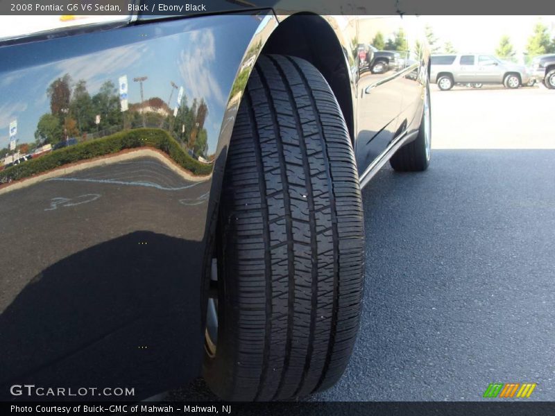 Black / Ebony Black 2008 Pontiac G6 V6 Sedan