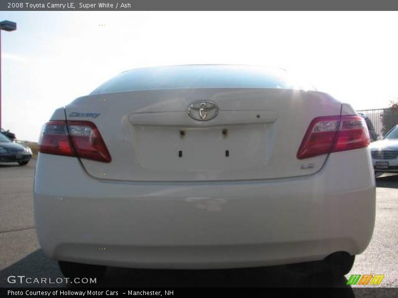 Super White / Ash 2008 Toyota Camry LE