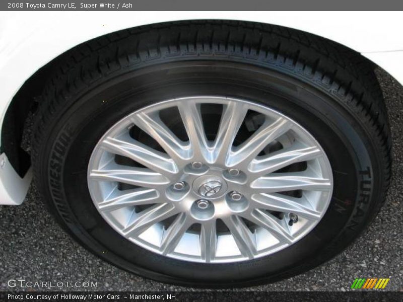 Super White / Ash 2008 Toyota Camry LE