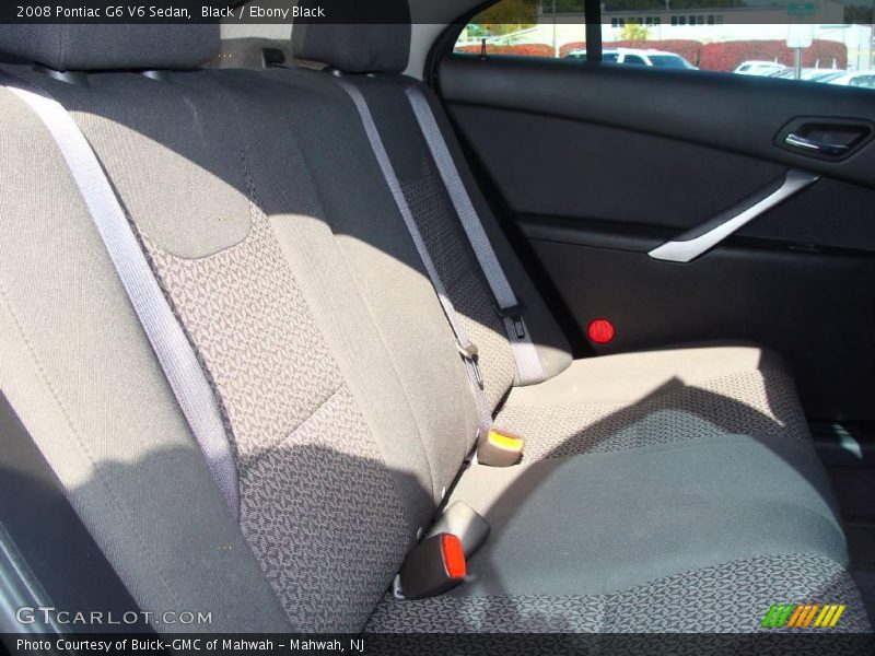 Black / Ebony Black 2008 Pontiac G6 V6 Sedan
