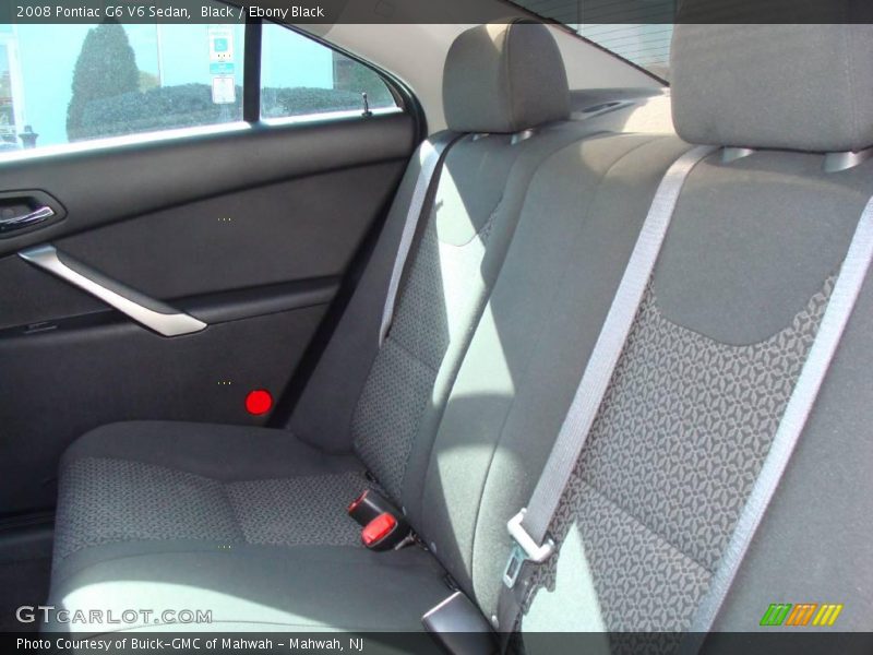 Black / Ebony Black 2008 Pontiac G6 V6 Sedan