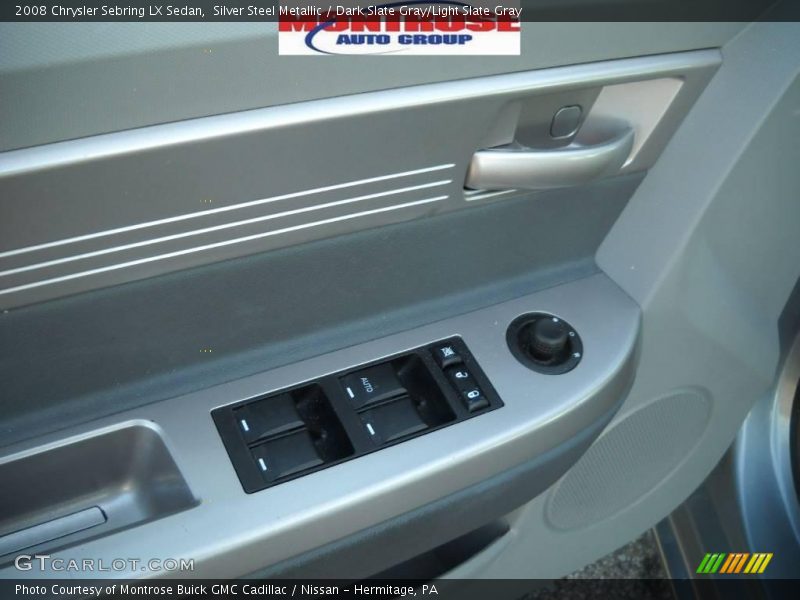 Silver Steel Metallic / Dark Slate Gray/Light Slate Gray 2008 Chrysler Sebring LX Sedan