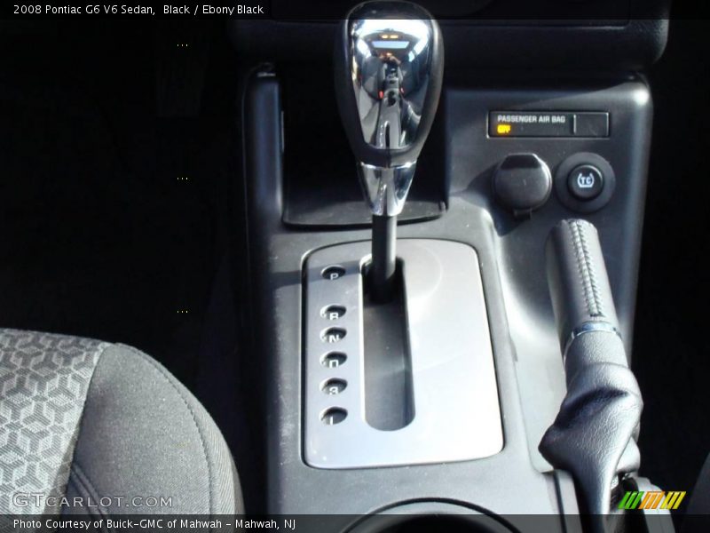 Black / Ebony Black 2008 Pontiac G6 V6 Sedan