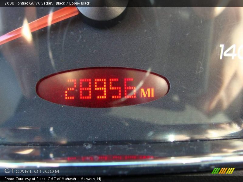 Black / Ebony Black 2008 Pontiac G6 V6 Sedan
