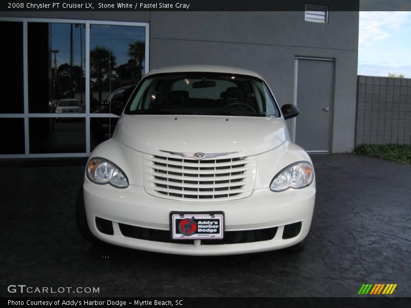 Stone White / Pastel Slate Gray 2008 Chrysler PT Cruiser LX