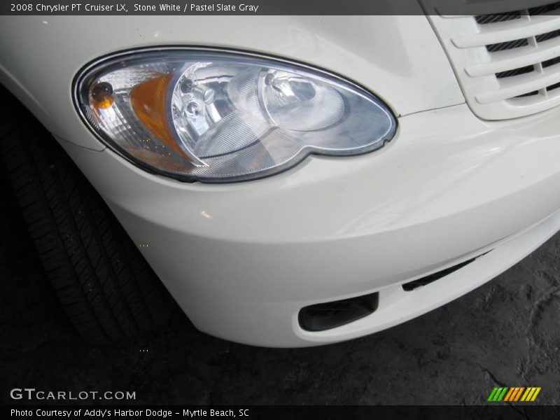 Stone White / Pastel Slate Gray 2008 Chrysler PT Cruiser LX