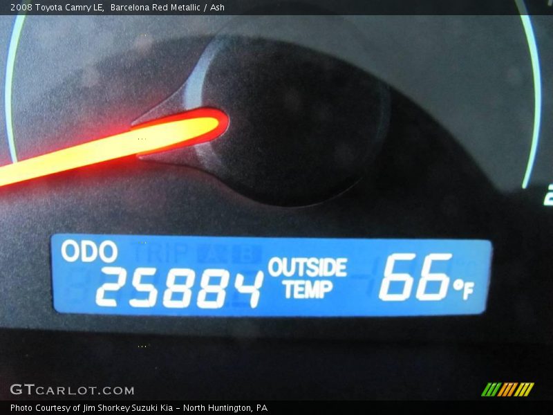 Barcelona Red Metallic / Ash 2008 Toyota Camry LE