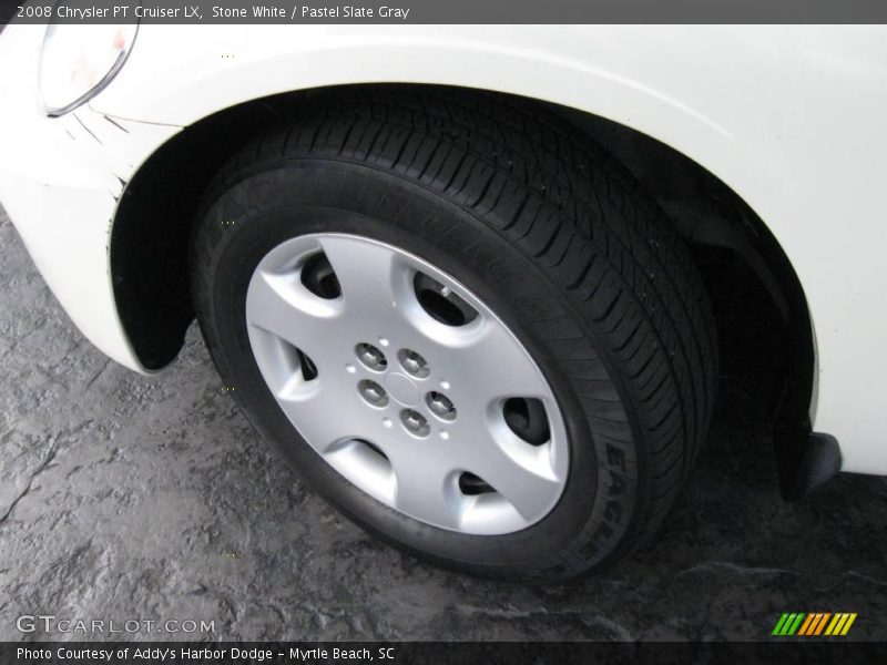 Stone White / Pastel Slate Gray 2008 Chrysler PT Cruiser LX