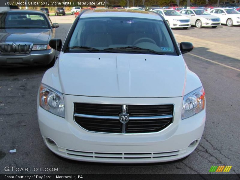 Stone White / Pastel Slate Gray 2007 Dodge Caliber SXT