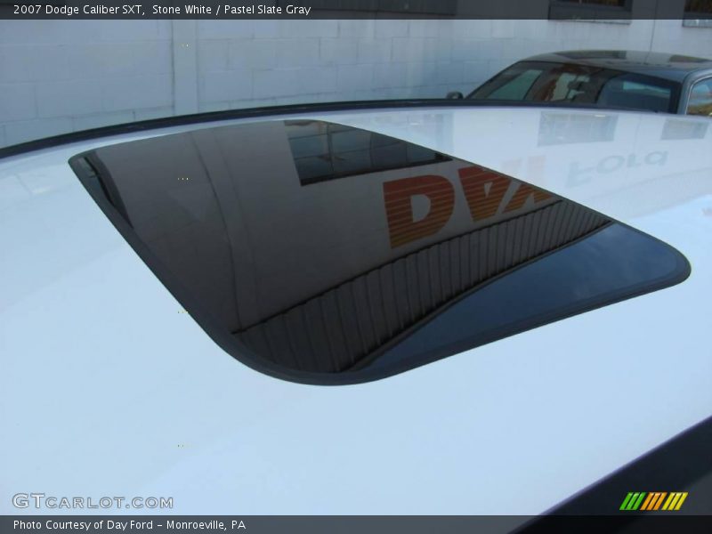 Stone White / Pastel Slate Gray 2007 Dodge Caliber SXT