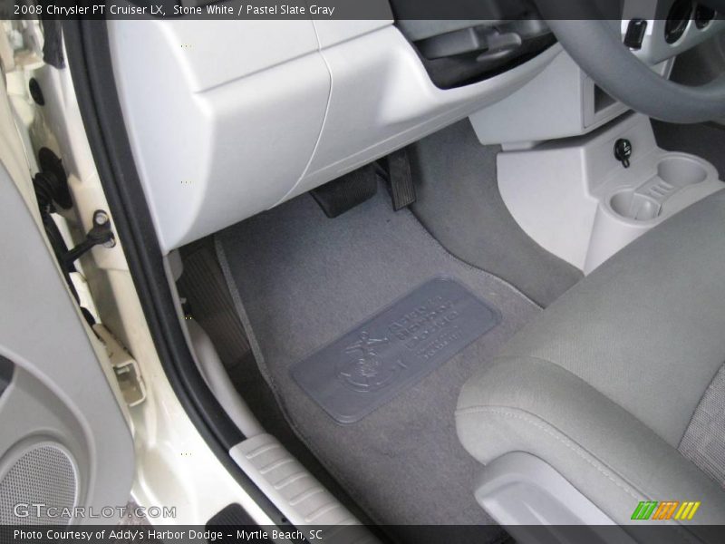 Stone White / Pastel Slate Gray 2008 Chrysler PT Cruiser LX