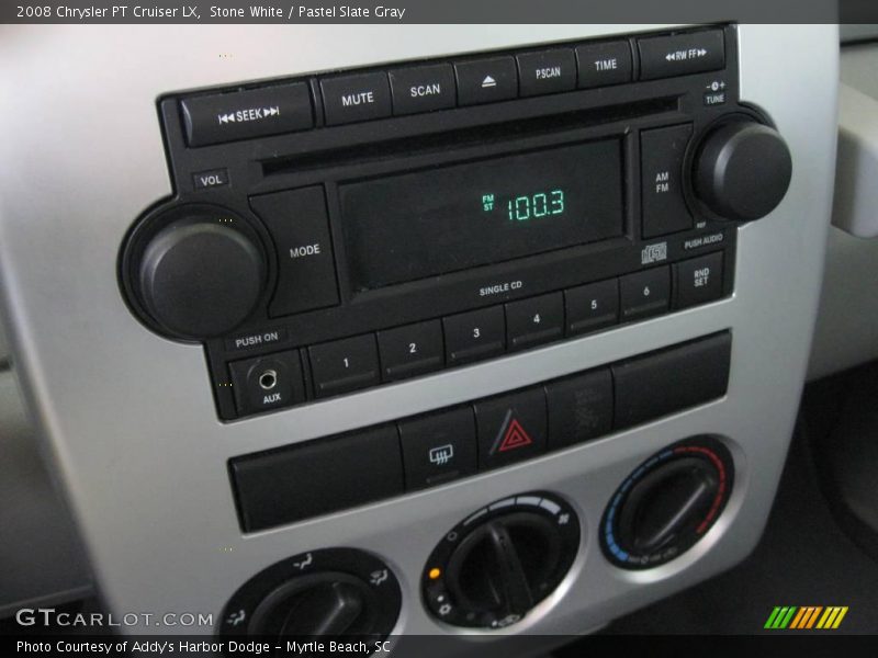 Stone White / Pastel Slate Gray 2008 Chrysler PT Cruiser LX