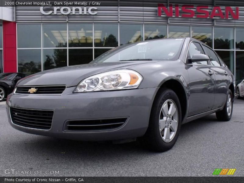 Dark Silver Metallic / Gray 2008 Chevrolet Impala LT