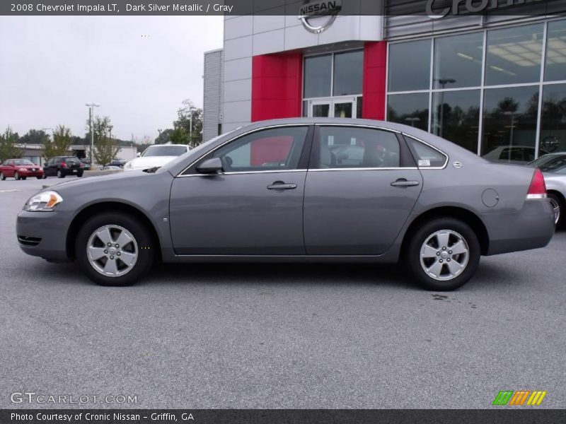 Dark Silver Metallic / Gray 2008 Chevrolet Impala LT