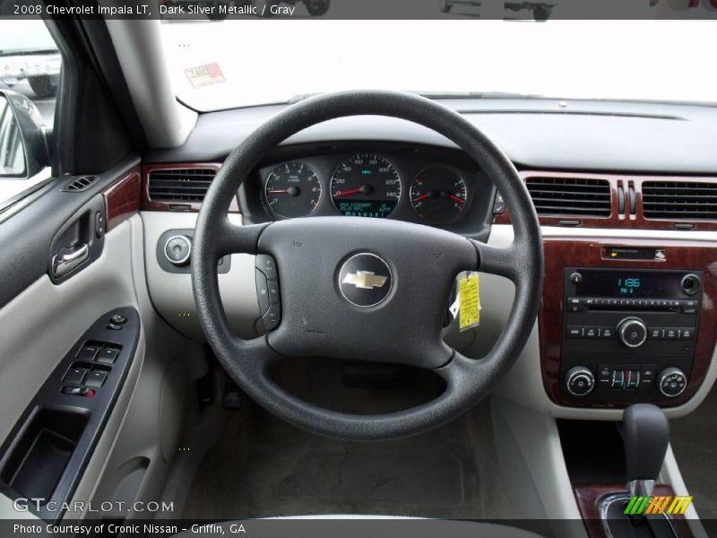 Dark Silver Metallic / Gray 2008 Chevrolet Impala LT