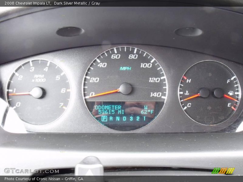 Dark Silver Metallic / Gray 2008 Chevrolet Impala LT