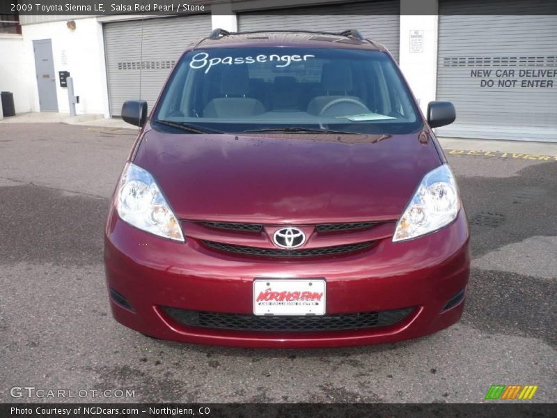 Salsa Red Pearl / Stone 2009 Toyota Sienna LE