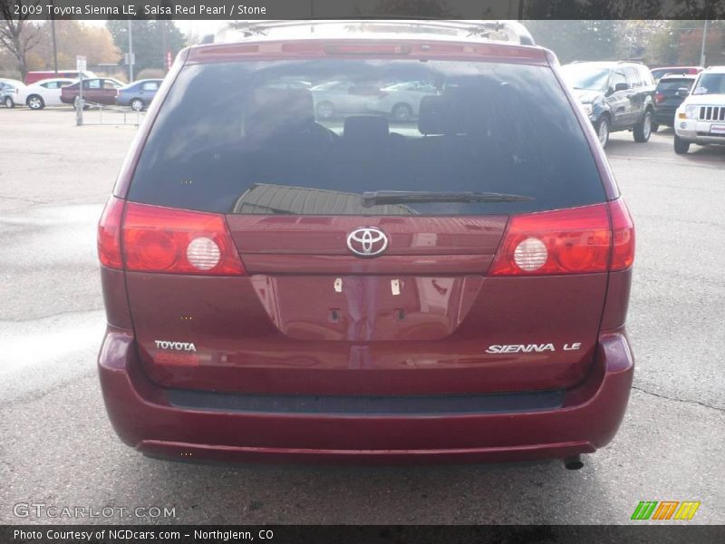 Salsa Red Pearl / Stone 2009 Toyota Sienna LE
