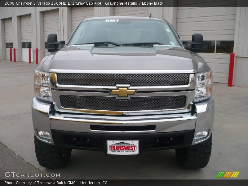 Graystone Metallic / Ebony Black 2008 Chevrolet Silverado 2500HD LTZ Crew Cab 4x4