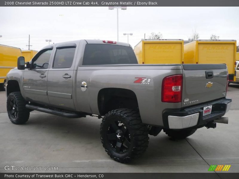 Graystone Metallic / Ebony Black 2008 Chevrolet Silverado 2500HD LTZ Crew Cab 4x4
